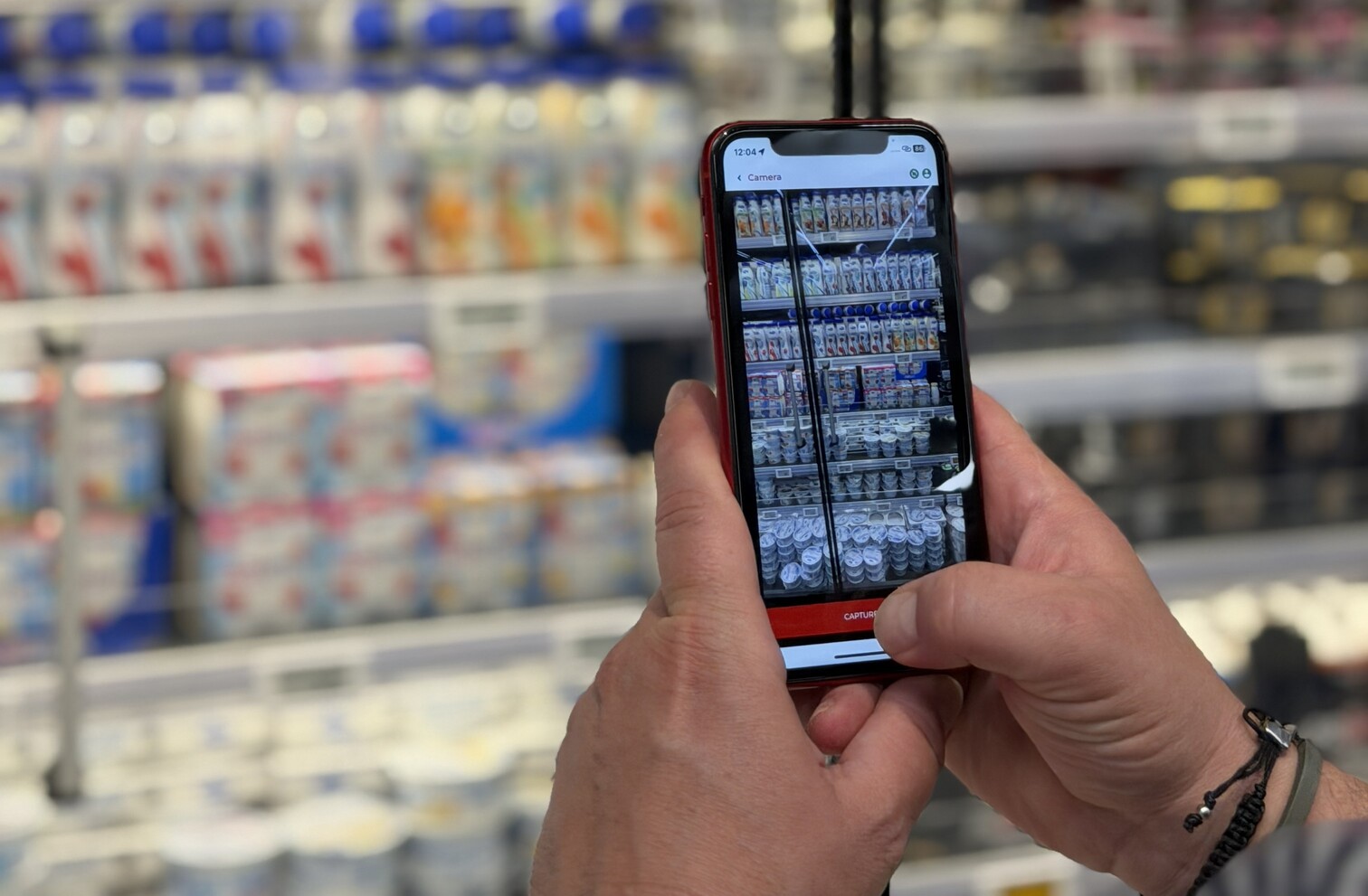 Capturing shelf